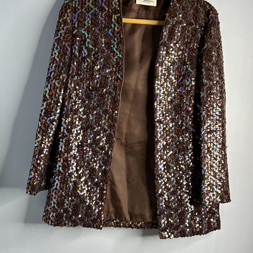 Vintage Lee Jordan New York Sequin Blazer